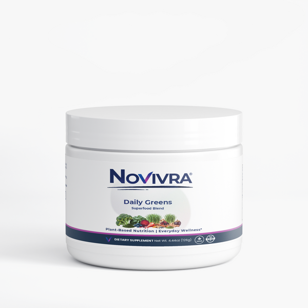 Novivra Greens Superfood Powder Daily Digestion Immune Support 126g Tub