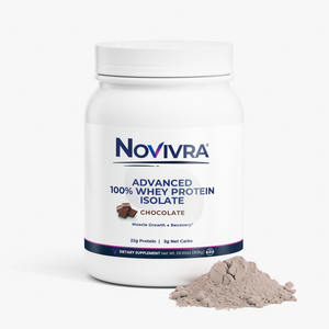 Advanced 100% Whey Protein Isolate (Chocolate) - Fast-Absorbing & Low-Carb
