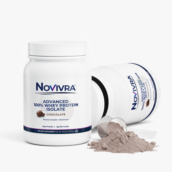 Advanced 100% Whey Protein Isolate (Chocolate) - Fast-Absorbing & Low-Carb