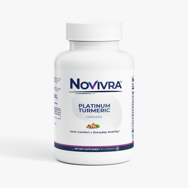 Novivra Platinum Turmeric Joint Mobility Flexibility Support 60 Capsules