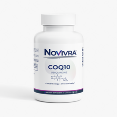 Novivra CoQ10 Ubiquinone Cellular Energy Heart Health Support 30 Capsules